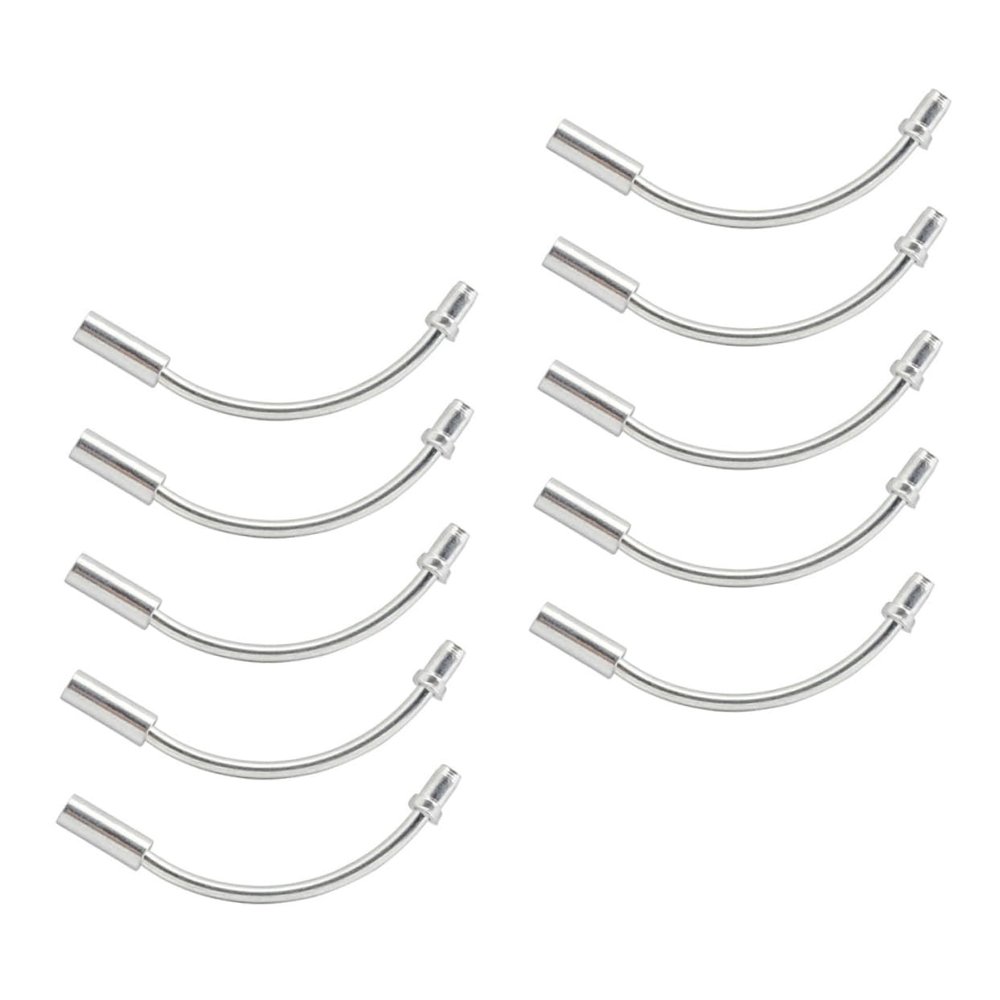SUPVOX Mountain Bike Aluminum Elbow Bike Brake Cable Guide Bend Tube 20pcs Set