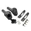 BESPORTBLE 2pcs Canoe Fishing Rod Holder Set Tilted Design for Easy Use Includes Fishing Brackets Screws P-Clamps Durable for Kayaking and Boating view 1