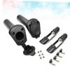BESPORTBLE 2pcs Canoe Fishing Rod Holder Set Tilted Design for Easy Use Includes Fishing Brackets Screws P-Clamps Durable for Kayaking and Boating view 3