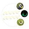 BCOATH 10pcs Fluorescent Rope Buckles Night Glow Tent Accessories for Camping Hiking and Outdoor Activities Fasteners for Safety and Convenience view 4
