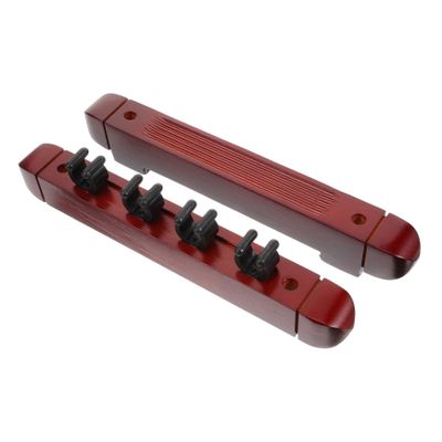 BESPORTBLE 1set Billiard Rack Holder Wall-mounted Wooden Display Stand for Pool Cues Space-saving Design Construction Easy Installation Storage for Billiard Accessories Wine