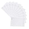 SUPVOX 12pcs Coated Golf Scorecards Durable Competition Record Cards for Tracking Your Game Golf Enthusiasts and Outdoor Activities view 1