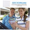 SUPVOX 12pcs Coated Golf Scorecards Durable Competition Record Cards for Tracking Your Game Golf Enthusiasts and Outdoor Activities view 4