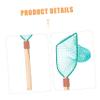 KOMBIUDA Fishing Net with Durable Wood Handle Large Capacity Design for Freshwater and Saltwater Fishing Fish-Friendly Mesh Net for Easy Catching and Release view 4