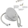 Vomeko Bellows Foot Air Pump, Foot Pump for Inflatable Boat, Bellow Foot Pump, with 3 Size Connection Nozzles for Inflatable Boats view 3