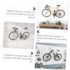 Anneome Bike Storage -mounted Bicycle Hanger Bike Display Rack Sturdy for Home Shop Easy Assembly Folding Road Beach view 3