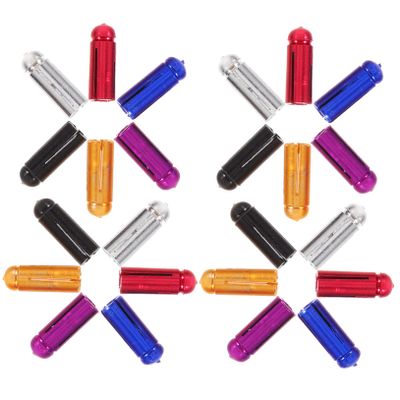 BESPORTBLE 24pcs Dart Flight Wing Protectors Aluminum Alloy Wing for Enhanced Stability Easy Installation Multi-Color for Professional Competitions and Training