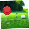 BESPORTBLE Golf Marker Bulk Tee Markers for Play Loose Aim Gold Red Slope Tee Marker Set view 3
