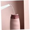 BESPORTBLE Foldable Silicone Water Bottle Portable Sports Kettle for Outdoor Activities Lightweight and Compact Travel Mug Pink view 2