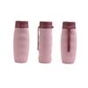 BESPORTBLE Foldable Silicone Water Bottle Portable Sports Kettle for Outdoor Activities Lightweight and Compact Travel Mug Pink view 3