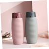 BESPORTBLE Foldable Silicone Water Bottle Portable Sports Kettle for Outdoor Activities Lightweight and Compact Travel Mug Pink view 4