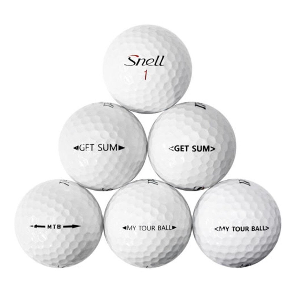 LostGolfBalls - 48 Snell GET Sum & My Tour Ball Mix Golf Balls in Near Mint Condition, AAAA Quality, Recycled Used Golf Balls, Best Value Golf Balls, White