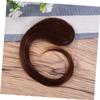 Angoily Fluffy Fake Wig for Women Dark Brown Dress up Hairpiece Natural Look Easy to Style for Daily Wear and Special Occasions view 2