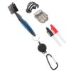 NUOBESTY Golf Ball Marking Tools with Cleaning Brush Portable and Lightweight Kit Includes Red and Marker Clamp for Golf Training and Outdoor Use view 1