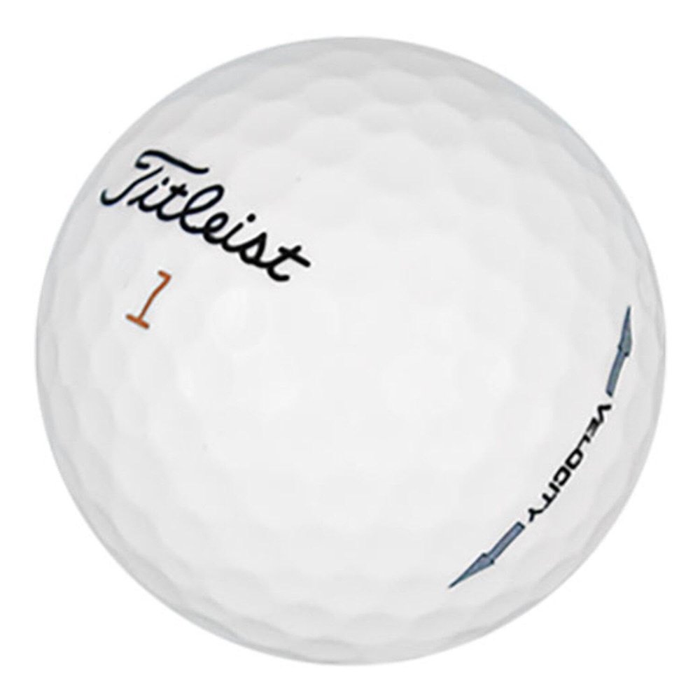 LostGolfBalls - 100 Titleist Velocity Golf Balls in Near Mint Condition, AAAA Quality, Recycled Used Golf Balls, Best Value Golf Balls, White