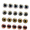 Anneome 20pcs Muskie Fishing Lures Eyes Realistic Epoxy Material Fly Tying Supplies for Bass Spinners Random Color view 3