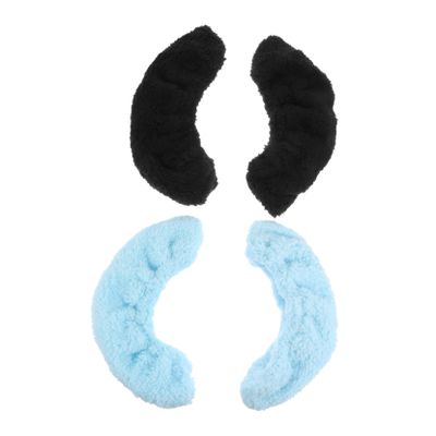 Milisten 2pairs Ice Skates Covers Wear-Resistant Blade Protectors for Ice Skating Accessories Prevents and Chipping Black Light Blue