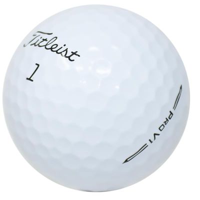 LostGolfBalls - 12 Titleist Pro V1 Golf Balls in Refinished Condition, 2023 Year Model, No Logos, No Player Markings, Refinished Used Golf Balls, Quality Guaranteed, White