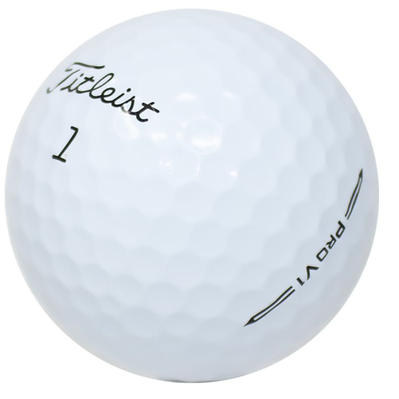 LostGolfBalls - 12 Titleist Pro V1 Golf Balls in Refinished Condition, 2023 Year Model, No Logos, No Player Markings, Refinished Used Golf Balls, Quality Guaranteed, White