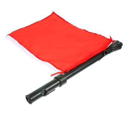 Milisten Hand Signal Flag for Competitions Portable Multi-functional Waving Flags High Visibility Construction for Sports and Training Events