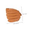 SUPVOX Softball Glove for Men Women Left Hand Baseball Glove PVC Material Basket Weave Comfortable Padding for Baseball Softball view 2