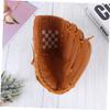 SUPVOX Softball Glove for Men Women Left Hand Baseball Glove PVC Material Basket Weave Comfortable Padding for Baseball Softball view 4
