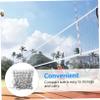 SUPVOX Volleyball Net for Sports Braided Volleyball Net Heavy Duty Polypropylene Weatherproof Easy to Carry view 3