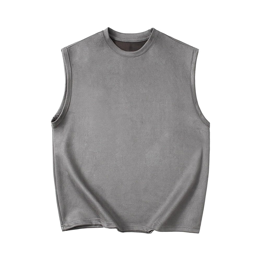 Ymosrh Mens Tank Top, Sleeveless Tees Casual T-Shirts Summer Shirts Tights A Men's Undershirts Tank Top Large Men Workout Shirt Athletic Tank Tops Gym Tank Tops Shirt Tank Shirts (3XL, Dark Gray)