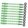 SUPVOX 20pcs Dart Shafts Rings Green Metal Stems for Darts Accessories Standard Screw Thread Replacement for Enhanced Flight Stability view 1