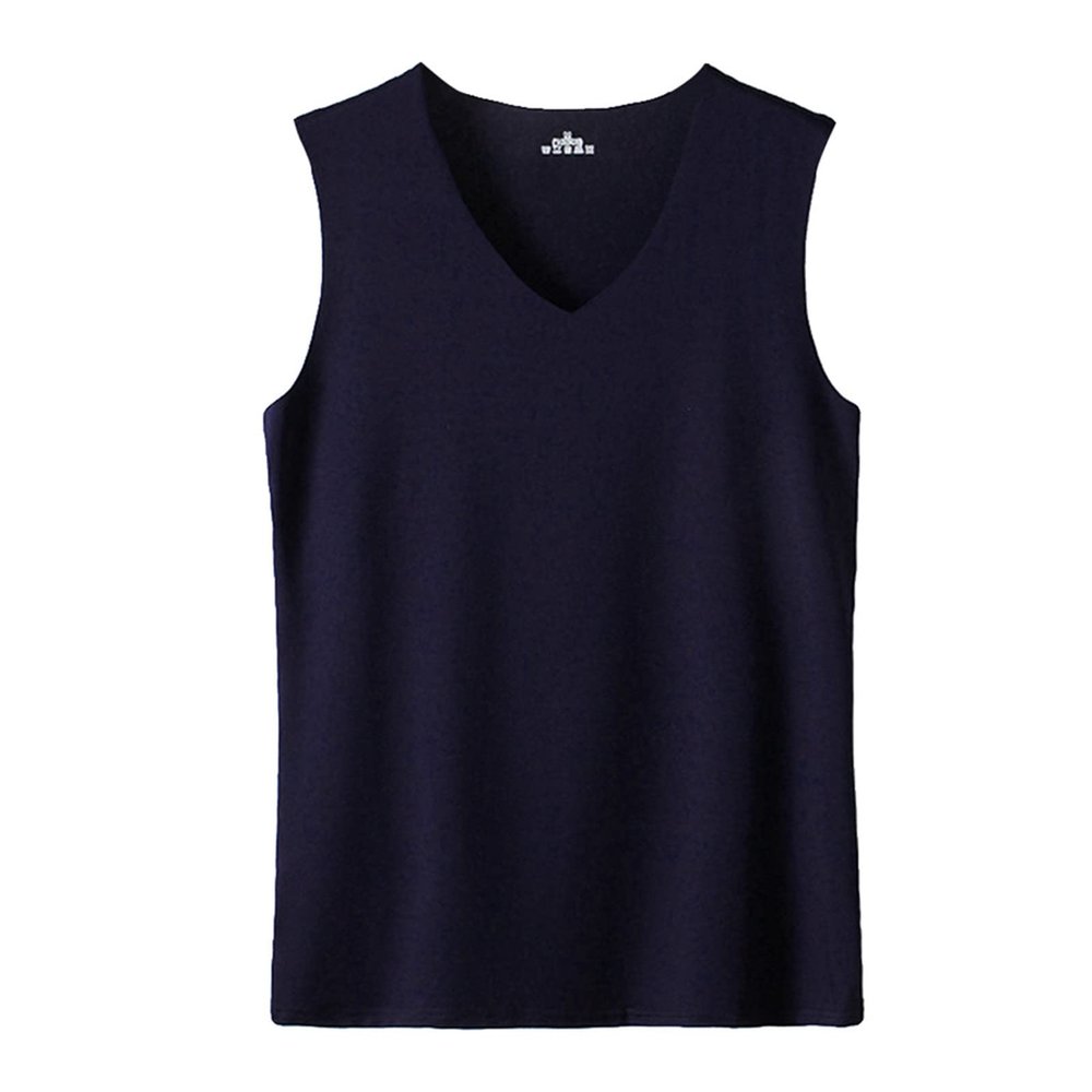 Ymosrh Workout Tank Tops for Men, Lightweight Tank Tops Breathable Sleeveless Tshirts Beach Vacation Tank Tall Shirts Men Camisetas para Hombre Yoga Tank Top Gym Running Tank Top (XXL, Navy)