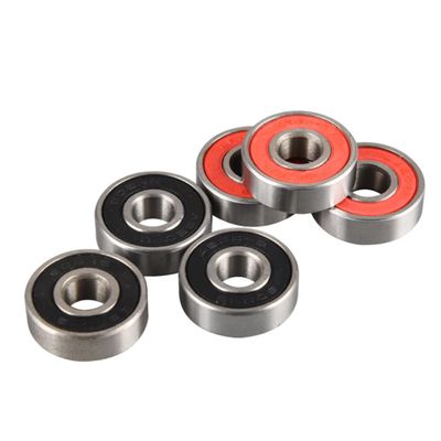 SUPVOX 20pcs Sealed Inline Roller Skate Wheel Bearings Rust High-Speed Design for Skateboards and Rollers Performance Red