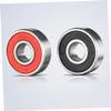 SUPVOX 20pcs Sealed Inline Roller Skate Wheel Bearings Rust High-Speed Design for Skateboards and Rollers Performance Red view 3