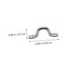 SUPVOX 18pcs Fixing Ring Kayak Deck Eye Straps Tie Down Stainless Steel Pad Eye for Kayak view 4