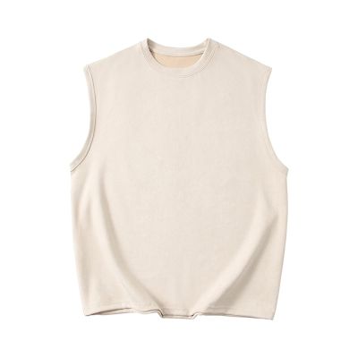 Ymosrh Mens Undershirts, Sleeveless Tees Casual T-Shirts Summer Shirts Muscle Tank Tops for Men Beach Clothing White Tank Top Undershirt Gym Tank Tops Workout Tanks Shirt Tank (3XL, Khaki)