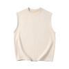 Ymosrh Mens Undershirts, Sleeveless Tees Casual T-Shirts Summer Shirts Muscle Tank Tops for Men Beach Clothing White Tank Top Undershirt Gym Tank Tops Workout Tanks Shirt Tank (3XL, Khaki) view 1