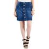 Style & Co. Button Fly Denim Skirt Ranger 16 view 1