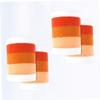 SUPVOX 2pairs Durable Cotton Sweat-Absorbent Wristbands for Men Women Moisture-Wicking Fitness Coral Red for Yoga Basketball Gym Workouts and Daily Use view 3