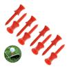 SUPVOX 50pcs Orange Castle Golf Tees Bright Color Durable Material for Practice and Training view 1