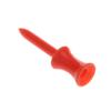SUPVOX 50pcs Orange Castle Golf Tees Bright Color Durable Material for Practice and Training view 3