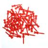 SUPVOX 50pcs Orange Castle Golf Tees Bright Color Durable Material for Practice and Training view 4