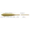 AIRFLO Ridge 2.0 SUPERFLO Power Taper WF7, Camo Green / Caddis view 2