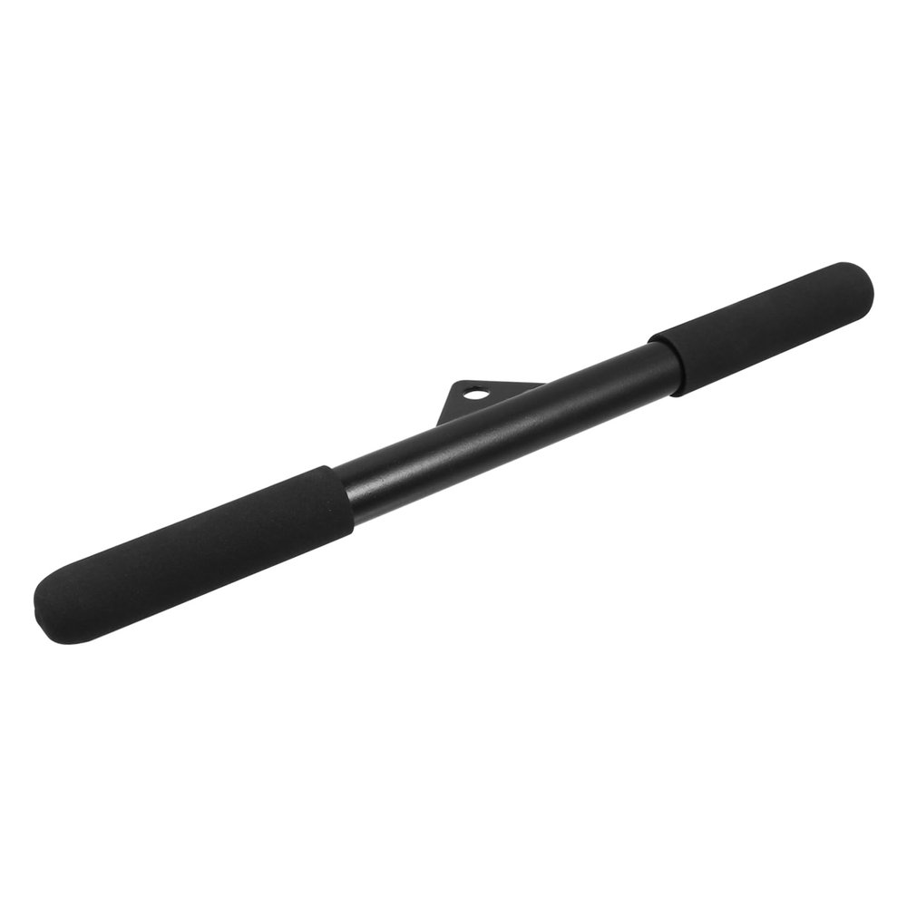 KOMBIUDA Gym Pull Bar Adjustable Handles Sturdy Steel Construction Low Pulley Exercise Accessory for Home Fitness and Muscle Training