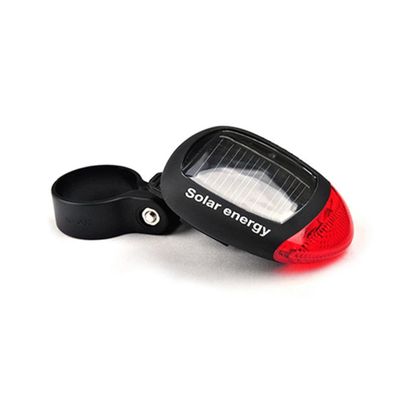 BESPORTBLE Bicycle Tail Light Solar Led Rear Lamp for Safety Easy Install 22-30mm