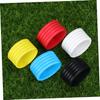 SUPVOX 5pcs Super Absorbent Tennis Racket Overgrip Bands Moisture-Wicking Grip Tape for Tennis Squash Pickleball Baseball Yellow Red Blue Black White view 4