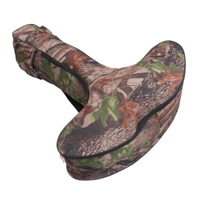 KOMBIUDA Portable t Shape Archery Bag Adjustable Storage Backpack for Bows and Arrows Soft Cloth Material with Dual Zipper Pockets for Outdoor Hunting and Travel