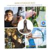 KOMBIUDA Portable t Shape Archery Bag Adjustable Storage Backpack for Bows and Arrows Soft Cloth Material with Dual Zipper Pockets for Outdoor Hunting and Travel view 4