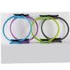 BESPORTBLE Gym Rings for Yoga Yoga Auxiliary Loop Portable Exercise Ring Backbend Tool Flexible Training Wheel Random Color view 3