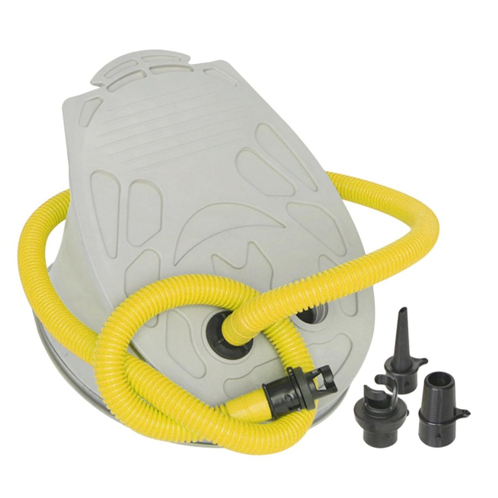 SUPVOX Foot Pump Air Inflator for Inflatable Beds Boats Canoes Multi-Purpose Air Pump Random Color