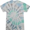 Colortone 100% Cotton Tie Dye Shirt for Women and Men, 2X-Large, Glacier view 1