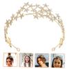 BRIGHTFUFU Wedding Rhinestone Headband for Women Lightweight Star Design Bridal Hair Accessories Elegant Headdress for Parties Photoshoots Special Occasions view 2